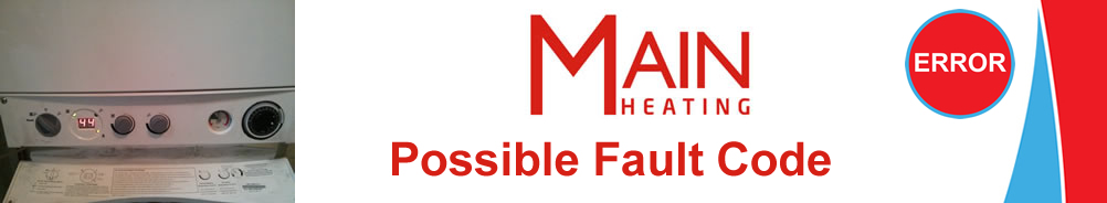 Main Combi Eco Possible Error Fault Code 
